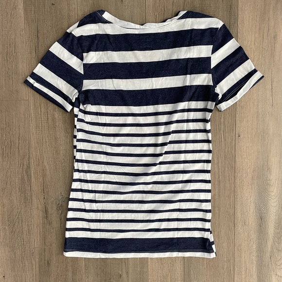 BOGO Nollie Navy and White Striped T-Shirt - Picture 7 of 7